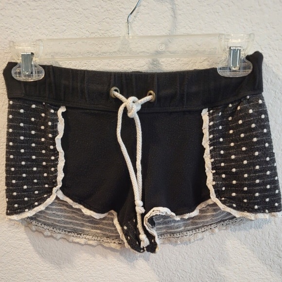 Beach Bunny Polka Dot Crochet Lace Cover-Up Shorts - Picture 2 of 8